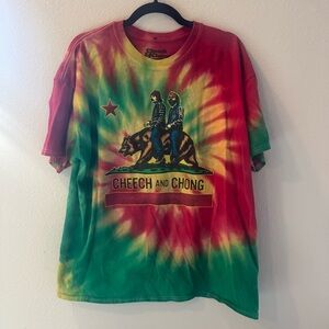 Cheech & Chong Tie Dye California Cotton T-shirt men’s XL